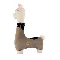 Лама 80 см коричневая