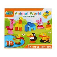 Конструктор Наша Игрушка Мир животных, 94 детали