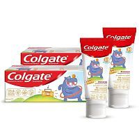 Зубная паста COLGATE Детская АПЕЛЬСИН без фтора 3-5лет 60мл 2шт