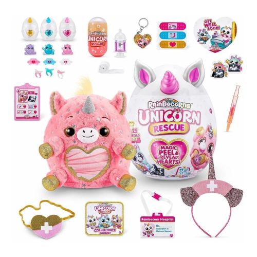 Набор сюрприз в яйце Zuru Rainbocorns Unicorn Rescue единорог с аксессуарами 9262 фото 7