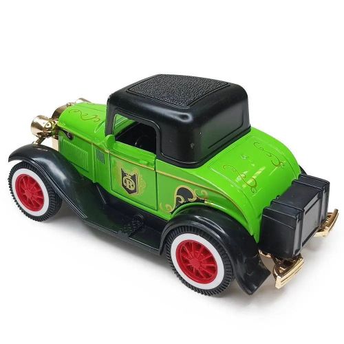 Машинка НОРДПЛАСТ Ретро-автомобиль кузов купе зеленый фото 3