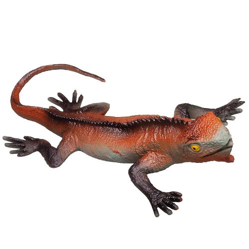 фигурка игровая junfa ящерица коричневая с черными полосами фото 4 Фигурка игровая Junfa Ящерица коричневая с черными полосами фото 4