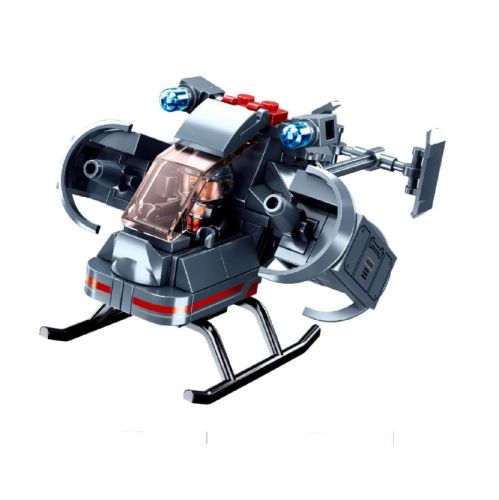 Конструктор Sluban серия Space War Космовертолет 107 деталей фото 5