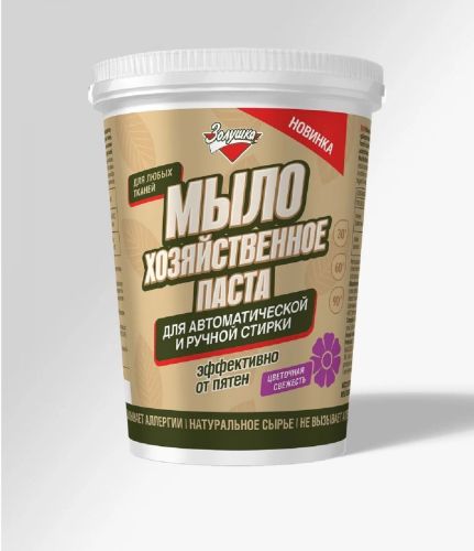 Золушка Мыло хозяйственное-паста для стирки Цветочная свежесть 450г