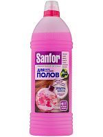 SANFOR для мытья полов УЛЬТРА БЛЕСК "Цветочный фреш", 1л