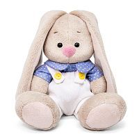 Зайка Ми в белом комбинезоне 15 см