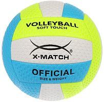 Волейбольный мяч рельефный X-Match PVC размер 5 покрышка 3 мм PVC 56472