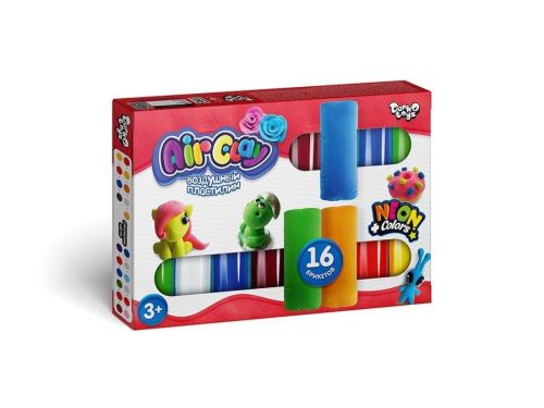 Воздушный пластилин Air Clay, 16 шт