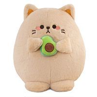 Мягкая Игрушка Maxitoys Котик с Авокадо Бежевый 35 см