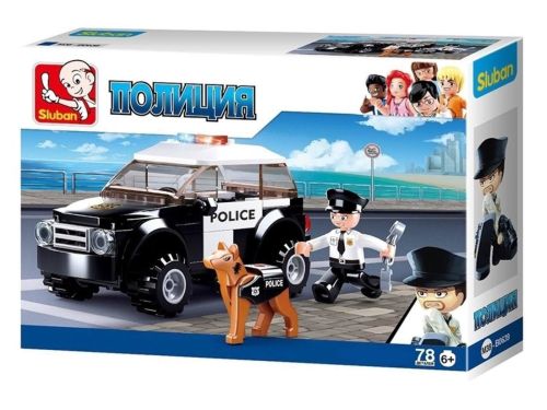 Конструктор Sluban Полиция Патрулирование города 78 деталей фото 2