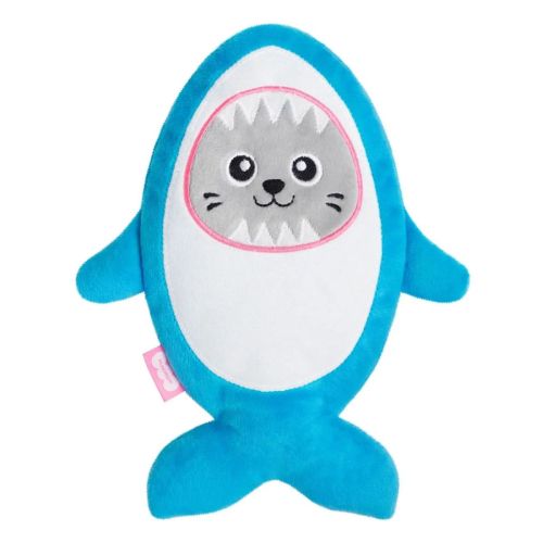 Мягконабивная игрушка Мякиши Разогрелка КотоАкула с вишнёвыми косточками