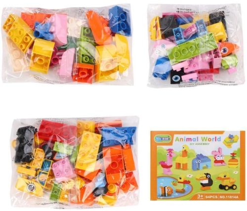 Конструктор Наша Игрушка Мир животных, 94 детали фото 2