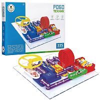 Электронный конструктор Роботехник, игровой набор 335 вариантов сборки