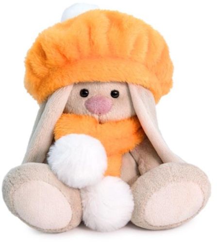 Зайка Ми в оранжевом берете (малыш) 15 см