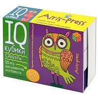 Настольная игра Айрис-Пресс IQ Кубики. Силуэты (27490)