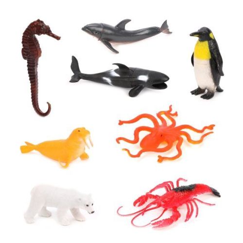 Набор Морские обитатели, 8 шт., пакет