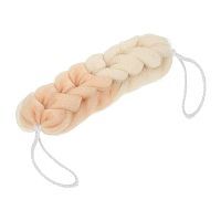 Мочалка-косичка Банные Штучки Гигант, градиент, кремовая, 120 г,31х6,5,6,5 см