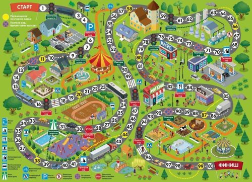 Настольная игра Десятое королевство Ходилка Маленькие пешеходы 04620 фото 2