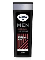 AURA Men Шампунь Укрепляющий Против выпадения волос флакон/флиптоп 380мл