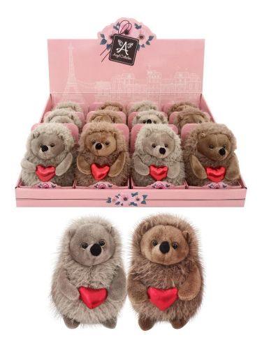 Ежик с сердцем 14см, дисплей