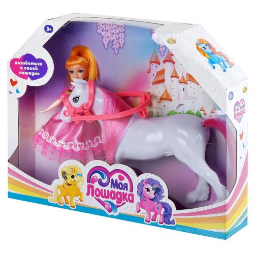 игровой набор abtoys моя лошадка куколка и белая лошадка фото 9 Игровой набор ABtoys Моя лошадка Куколка и белая лошадка фото 9