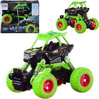 Машинка Junfa Джип "Автомаркет" инерционная, зеленая, 14х10х11,5см