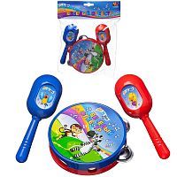Набор музыкальных инструментов ABtoys DoReMi Baby Веселый оркестр бубен и маракасы