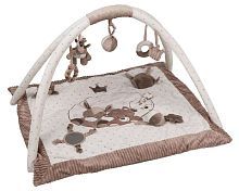 Игровой коврик Nattou Max, Noa & Tom Собачка, Лошадка, Мишка