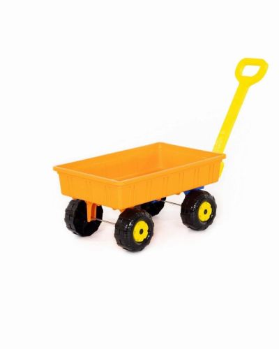 ПОЛЕСЬЕ Тележка Дачная 60х29,7х55,5см оранжевая