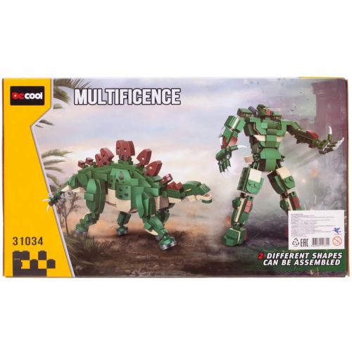 Конструктор Decool Стегозавр-трансформер 415 деталей фото 4