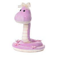 Мягкая игрушка Змейка Дафна Фиолетовая, 24 см