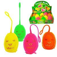 Игрушка-антистресс Junfa Мялка-колючка "Скучаю без тебя", со световыми эффектами, 12 видов