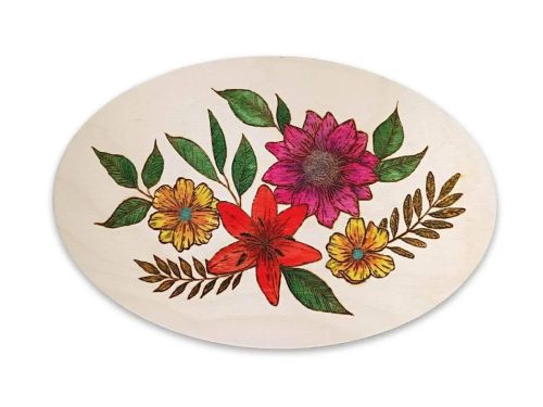 Дощечка для выжигания Десятое королевство Цветы фото 2