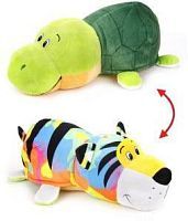 Мягкая игрушка Вывернушка 40 см 2в1 Тигр-Черепаха