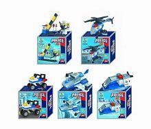 Конструктор "Полиция", 5 видов в ассортименте, 6+