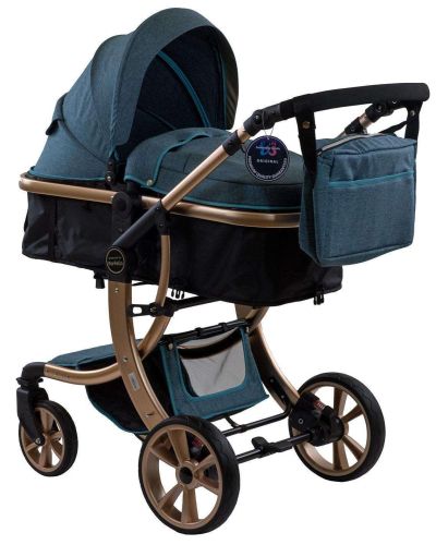 Коляска трансформер Farfello Aimile Gold TGb фото 4