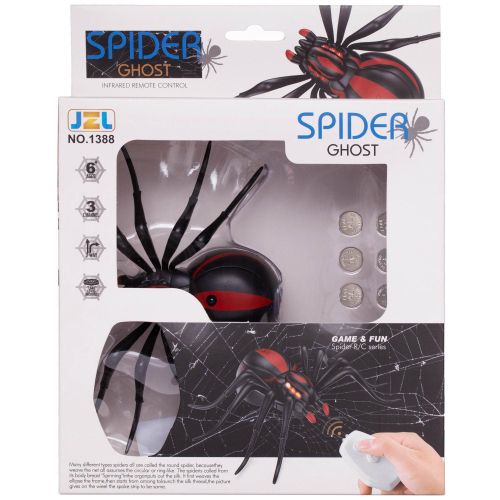 Интерактивные насекомые и пресмыкающиеся. Паук Призрак, ИК управление, световые эффекты фото 6