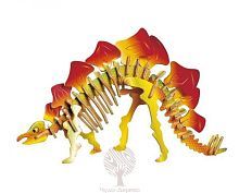 Сборная деревянная модель Чудо-Дерево Динозавры Стегозавр (2/60)