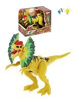 Фигурка Динозавра со светозвуковыми эффектами, в комплекте тестовые элементы питания АG13*3шт., коробка