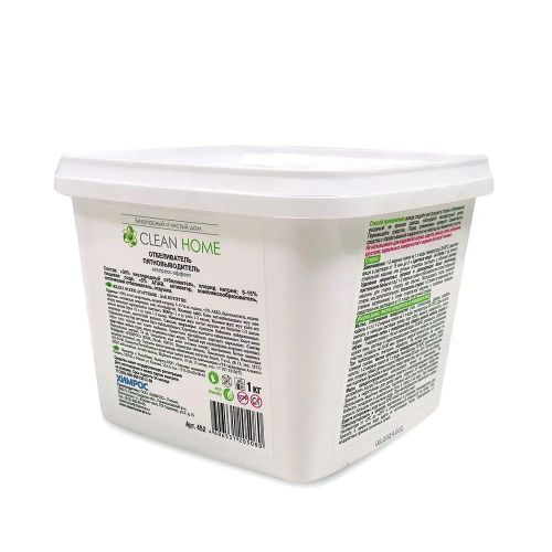 Отбеливатель пятновыводитель CLEAN HOME экспресс-эффект (порошок) 1000г фото 3