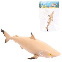 Фигурка Abtoys Юный натуралист Морские обитатели Акула синяя, термопластичная резина