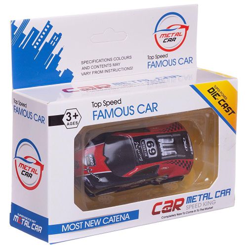 Машинка Junfa Гоночная инерционная металлическая номер 69 фото 3