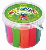 Набор пластилина № 3 в большой банке с крышкой (12 цветов по 30 гр.)
