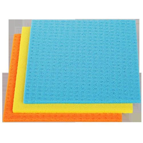 Салфетки целлюлозные Чистюля Губчатые 3 шт 150*180 мм фото 2