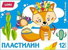 Пластилин FUNNY FRIENDS, 12 цветов, по 15 гр., без европодвеса