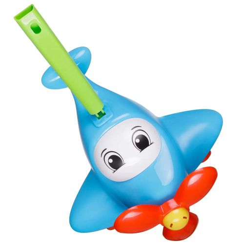 stellar игрушка-каталка самолет синий фото 5 STELLAR Игрушка-каталка Самолет синий фото 5