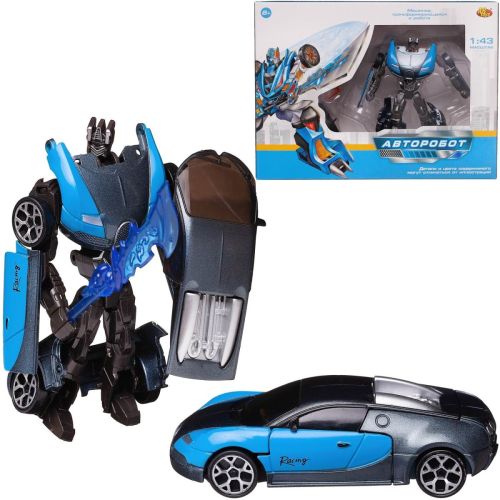 робот-трансформер abtoys авторобот черно-голубой, 1:43 Робот-трансформер Abtoys Авторобот черно-голубой, 1:43