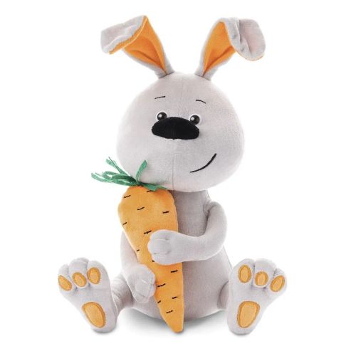 мягкая игрушка дуrашки заяц и морковка 24см Мягкая Игрушка ДуRашки Заяц и Морковка 24см