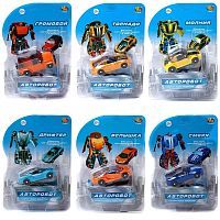 Робот-трансформер ABtoys Авторобот 6 видов в ассортименте C-00383