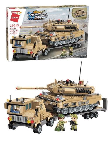 Конструктор Военная техника, 829 дет., коробка